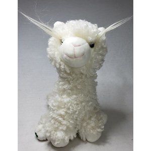 Llama Alpaca Plush Stuffed Animal Portland Lola Toy White Green Heart So…